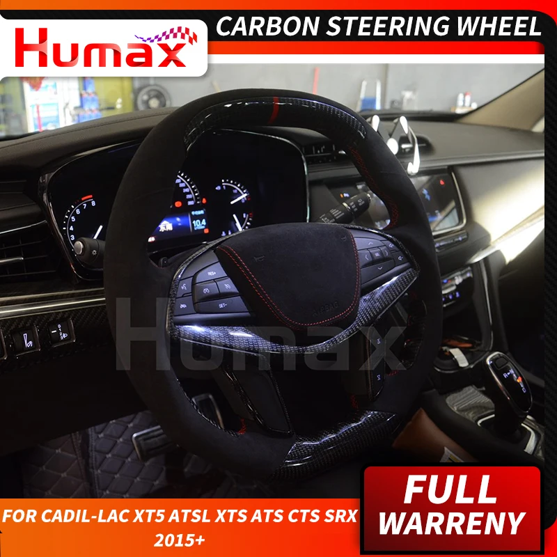 Руль из углеродного волокна для cad-illac XT5 SRX ATSL CTS XTS ESCALADE руль s 2015 + год флип мех