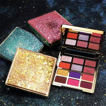

Eyeshadow palletei Easy to Wearfull professional 12 Colors Eye Shadow Highlight Face Eyeshadow Highlighter Powder Makeup Y801
