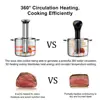 Biolomix 2nd Generation Stainless Steel Sous Vide Cooker IPX7 Waterproof Digital Accurate Immersion Circulator Machine 4