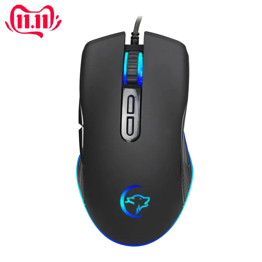 

Colorful LED Light 3200 DPI Computer Mouse PC Gamer Game Mice Wired Gaming Mouse Backlit Ergonomic Mice Professional 2019 New