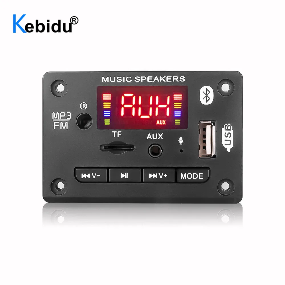 Bluetooth аудио MP3 WMA декодер плата с громкой связью голосовая запись USB TF FM радио