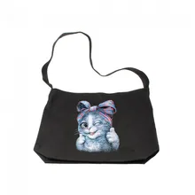 Сумка Белоснежка "Кошка с бантиком"