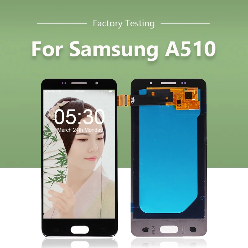 10 шт для samsung для Galaxy A5 A510 A510F A510M A510FD ЖК-дисплей Дисплей кодирующий преобразователь сенсорного экрана в сборе DHL EMS