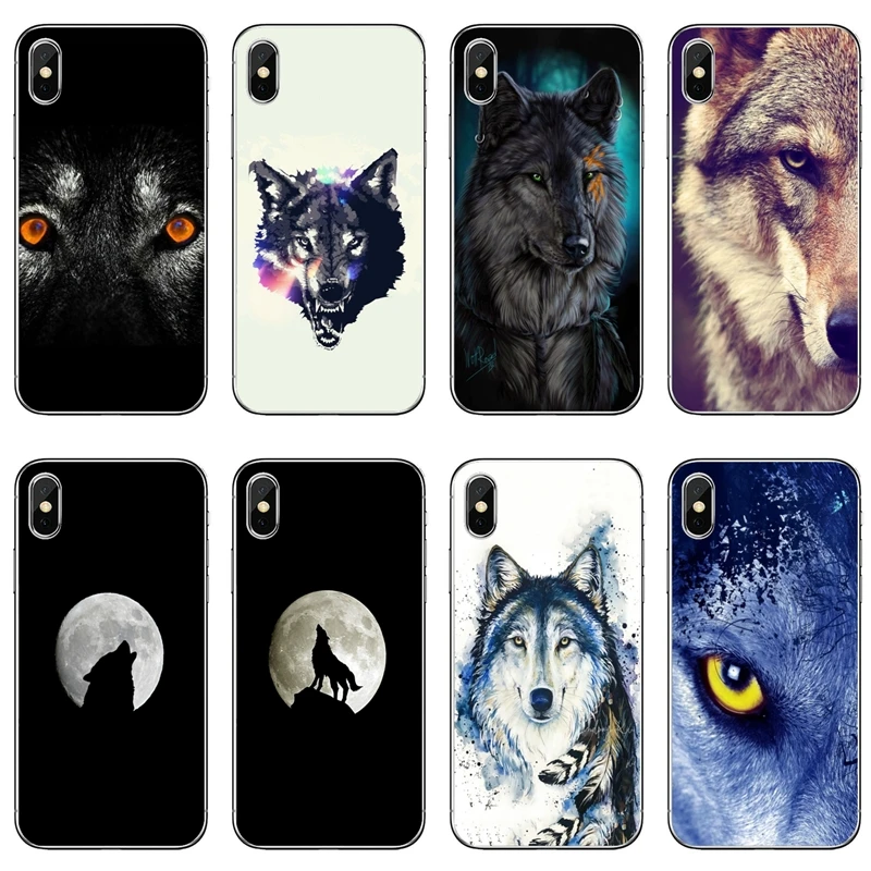 Силиконовый чехол для телефона Xiaomi Mi 9 8 SE Pro A2 Lite 6X 5 4 A3 A1 Note Max Mix 2 3 Pocophone F1 Animal wolf |