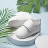 KIDSUN Baby Children Shoes Matte Leather Toddler First Walkers Shoes Rubber Soft-Sole Flat Anti-slip Infant Mirror Shoes 4