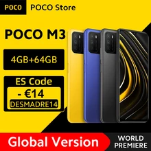 POCO 64GB 4gbb GSM/WCDMA/LTE Quick Charge 3.0 Octa Core Side-Mounted 48MP New Smartphone