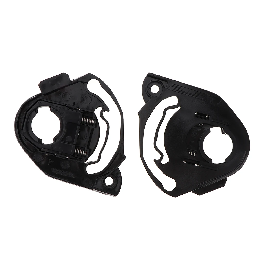 MagiDeal 2Pcs Helmet Shield Visor Gear Plate Set for LS2 FF320 FF328