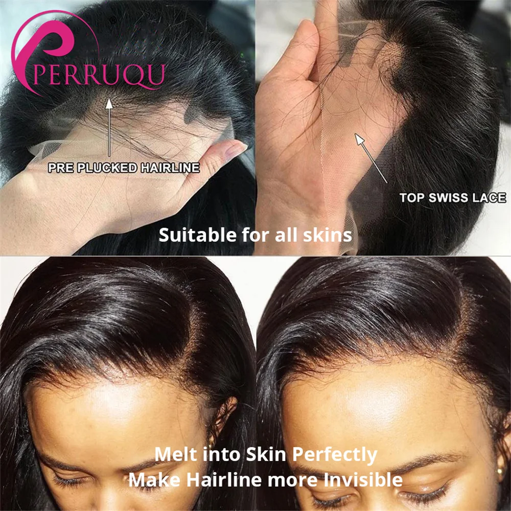 Perruqu Brazilian Kinky Curly 13X6 HD Lace Front Human Hair Wigs For Black Women 4X4 5X5 6X6 Long 40Inch Curly Lace Closure Wig