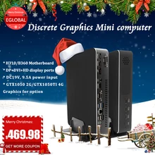 [I5-9400F/i7 8700/i3 9100F] игровой ПК Intel 6 ядер 6 потоков Nvidia GTX 1050 4GB Mini PC 2* DDR4 2* HDMI 2,0 1* DP 1* DVI WiFi