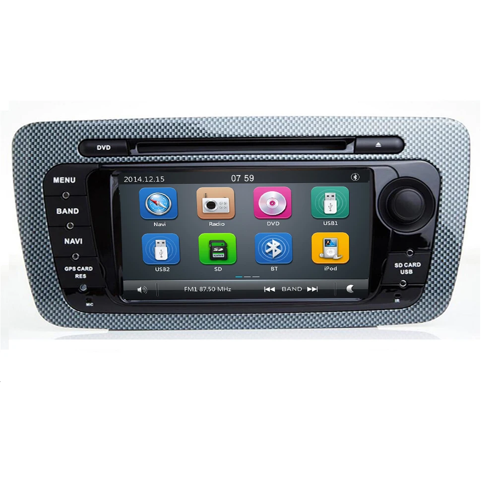 Автомагнитола 2 din автомобильный dvd плеер для Seat Ibiza 2009 2010 2011 2012 2013 GPS навигатор