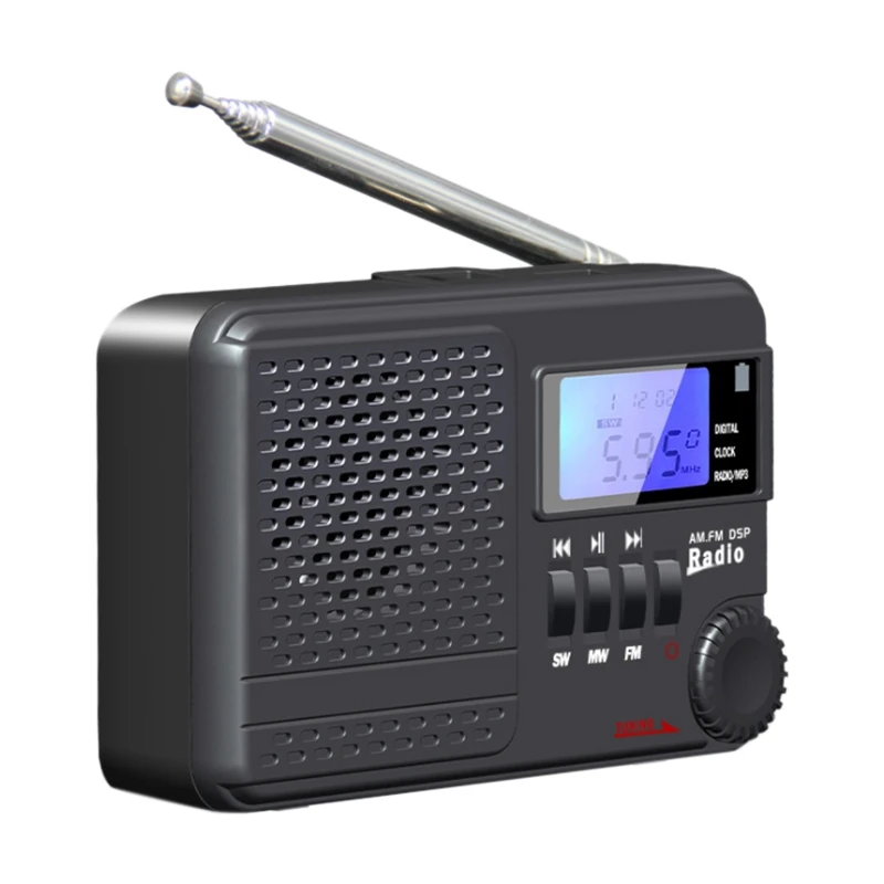 Многодиапазонное многофункциональное радио FM/AM Светодиодный ным дисплеем