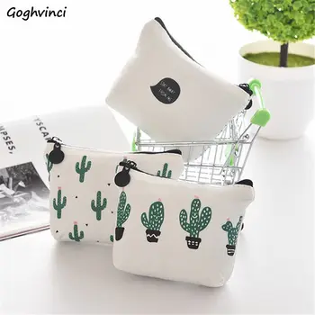 

Coin Purses Print Polyester Canvas Multi-Function Cute Women Lovely Money-change Chic Fashion Large Capacity Small Ins Simple