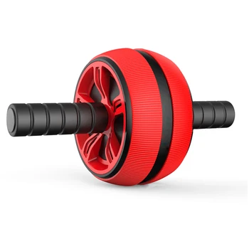 

Home Gym Fitness Equipment Ab Wheel Foam Handle No Noise Abs Roller with Mat Multi-function Equipment for Exercise
