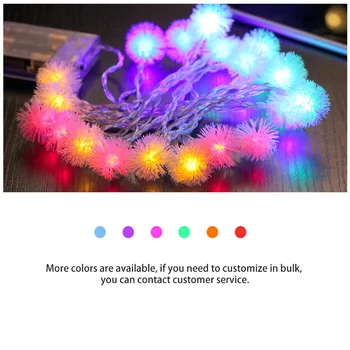 

2.5M 20LED Christmas Tree Snow Flakes Snowballs LED String Fairy Light Xmas Party Home Garden Decoration Lights