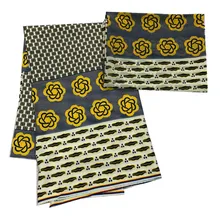 2 ярда шифон 4 ярда audel modell ИМИТИРОВАННАЯ Анкара ткань модал эластичные атласная шёлковая ткань Африканская мягкая восковая ткань с принтом 92307