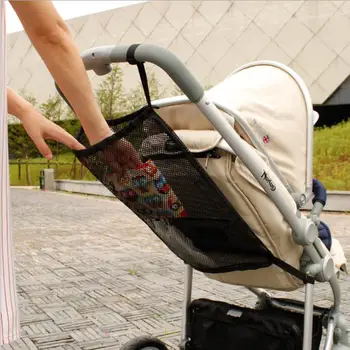 

Stroller summer net bag trolley baby supplies baby stroller storage bag hanging bag storage bag
