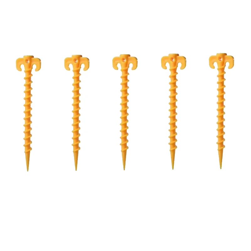 Camping Tent Stakes 5pcs Tent Nails Outdoor Camping Trip Tent Peg Ground Nails