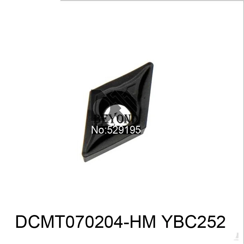 Dcmt070204-Hm Ct Originale Ybc252 Dcmt 070204 Inserti In Metallo Duro Tornio Utensili Da Taglio Utensile Da Tornio Cnc Porta Cuchillas Tornare