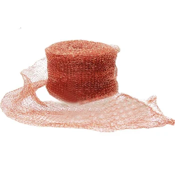 

DIY Stopper Flexible Cuttable Block Mouse Nonflammable Yard Multipurpose Copper Mesh Soft Wildlife Control Home Stuff Hole