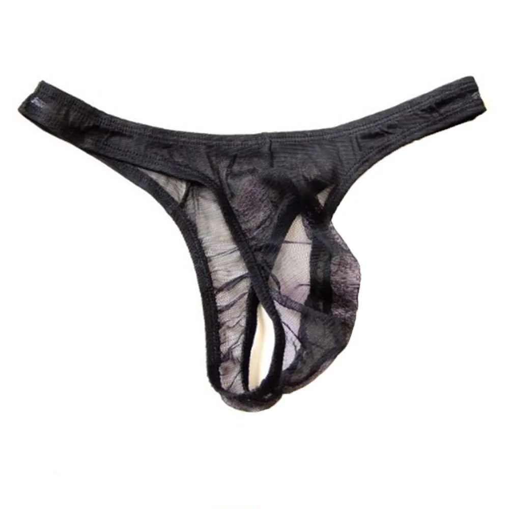Sexy Transparent Briefs Men Gay See Through Penis Thong Mans Breathable Underwear Man Low Waist Underpant Erotic Panties |
