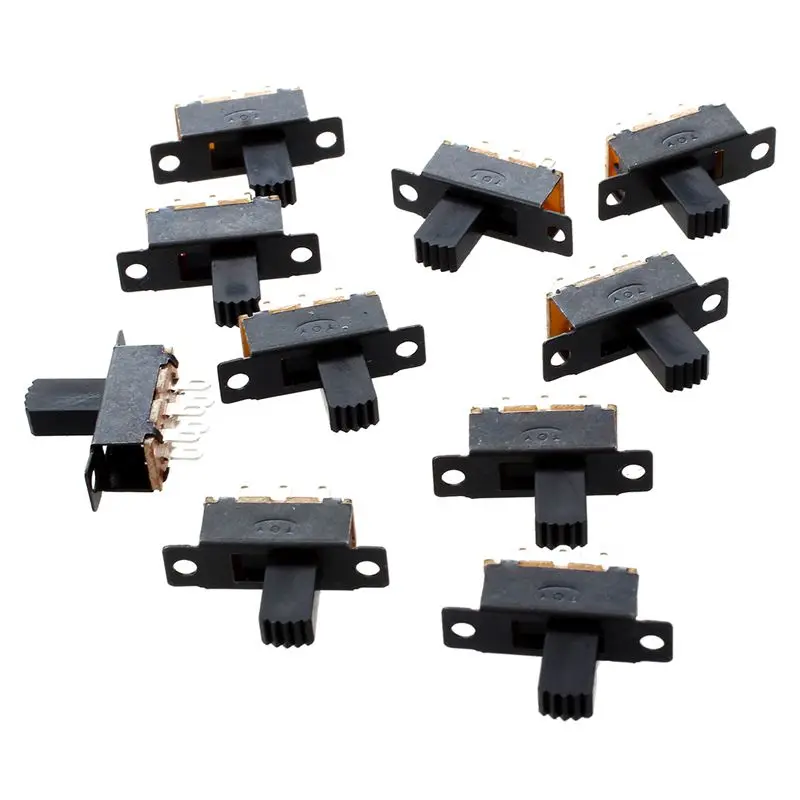 10 Pcs 6 Pins 2 Positions DPDT On/On Mini Slide Switch | Обустройство дома