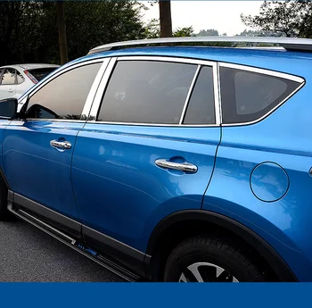 

stainless steel car window trims for toyota RAV4 2013 2014 2015 2016 2017 2018 xa40