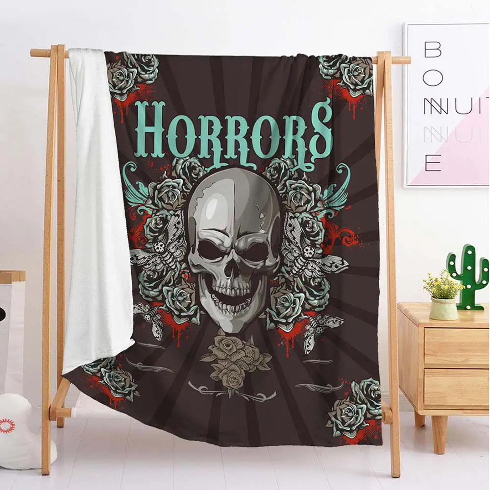 

skull summer mexican luxury animal crossing fabric blanket for bed custom photo weighted tapestry throw h fuzzy blanket