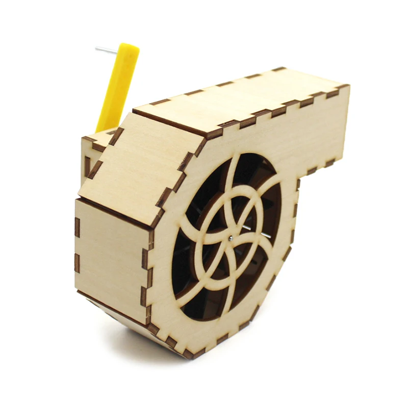 

1set Children Boy Stem Education Science Technology Invention Material DIY Hand Crank Exhaust Fan Heat Cooling Model Equipment