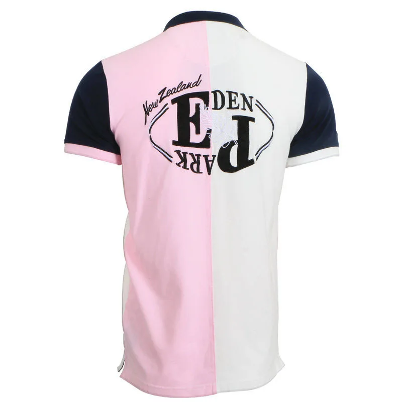 Новая летняя рубашка поло для мужчин с коротким рукавом поло рубашки сплошной цвет slim fit Мужская одежда Eden Park платье полорубашка