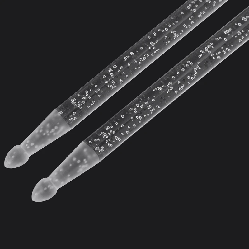 Bubble Lighting LED Drum Stick 5a Acrylic Drumsticks Luminous in the Dark Stage Jazz Drumsticks Special Performance
