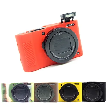 

TENENELE Camera Bags For Panasonic Lumix LX-10 Soft Silicone Colour Rubber Cover Cases Protection LX10 Body Accessories