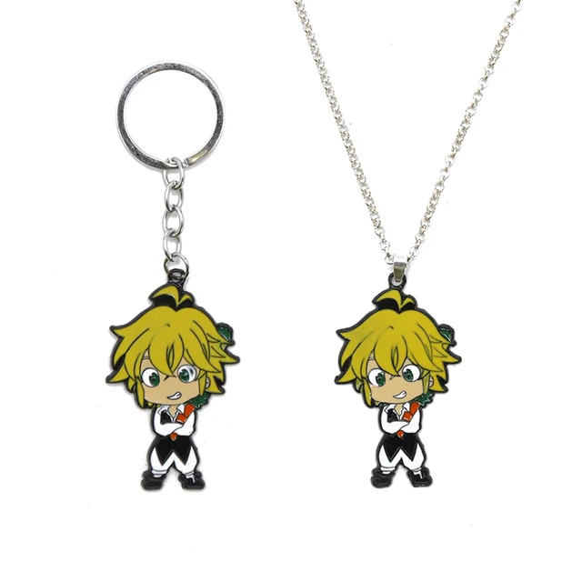 Sete pecados mortais Anime Meliodas  Sete pecados mortais Meliodas  Keychain-Anime-aliexpress