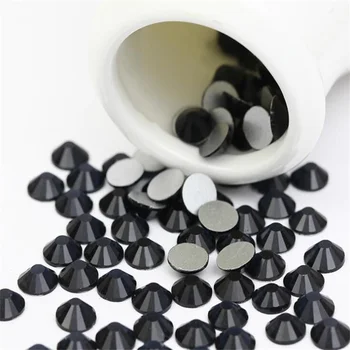 

Black Nail Art Rhinestones ss3 ss4 ss5 ss6 ss8 ss10 ss12 ss16 ss20 ss30 ss34 Glass/ Crystal Non HotFix Nail Art Decorations