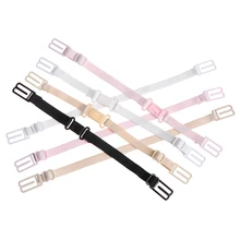 Женская Нескользящая эластичная бретелька бюстгальтера регулируемый ремешок Racer Back клип плечевые ремни Нескользящая Пряжка Разъемный бюстгальтер адаптеры для спины