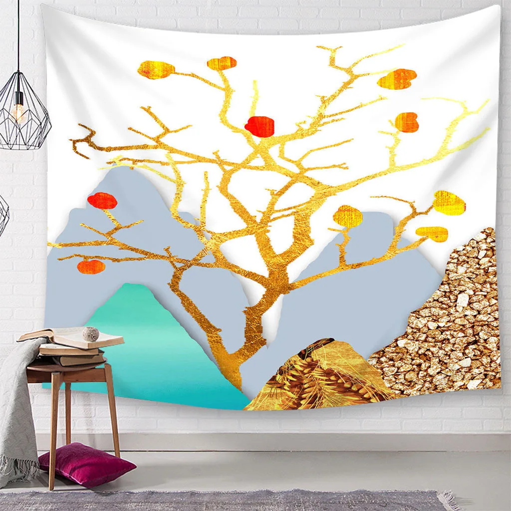 

Japanese Scenery Tapestry Wall Hanging Polyester Hippie Tapestries Decoration Wall Covering Abstract Art Painting Tapestry