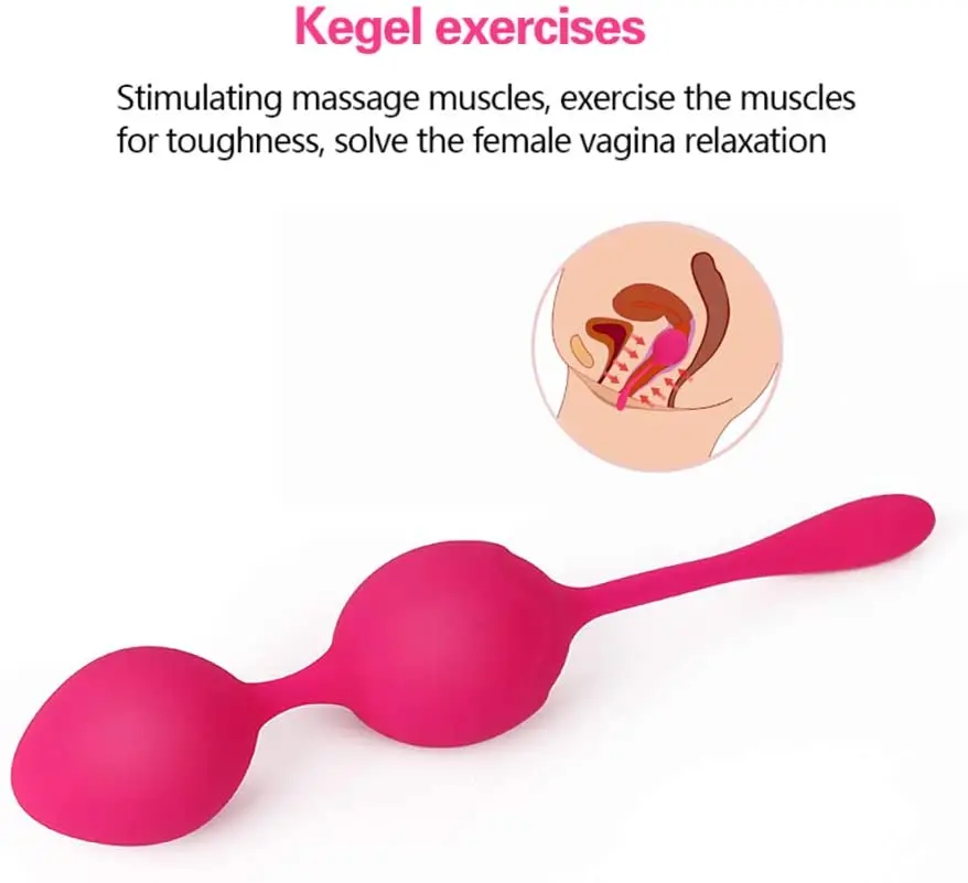 Kegel Balls Vibrator Silicone Ben Wa Ball Wireless Control Vibrating Eggs Shrink Ball Vagina Tighten Exercise Sex Toys Women