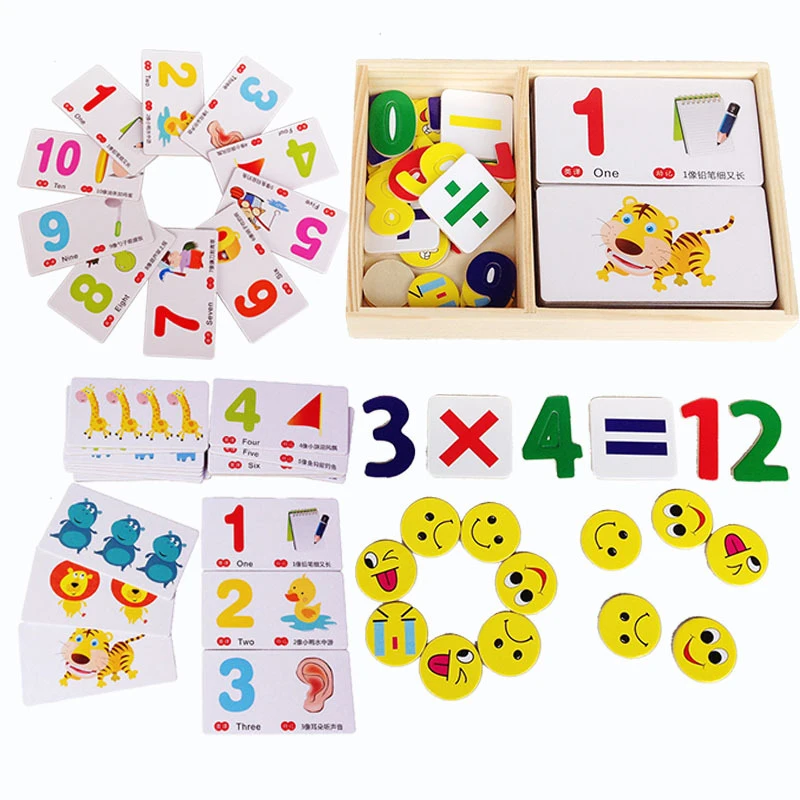 

Montessori Wooden Toys Educational Baby Montessori Materials Math Toys Children Educative Toys Drop Shipping