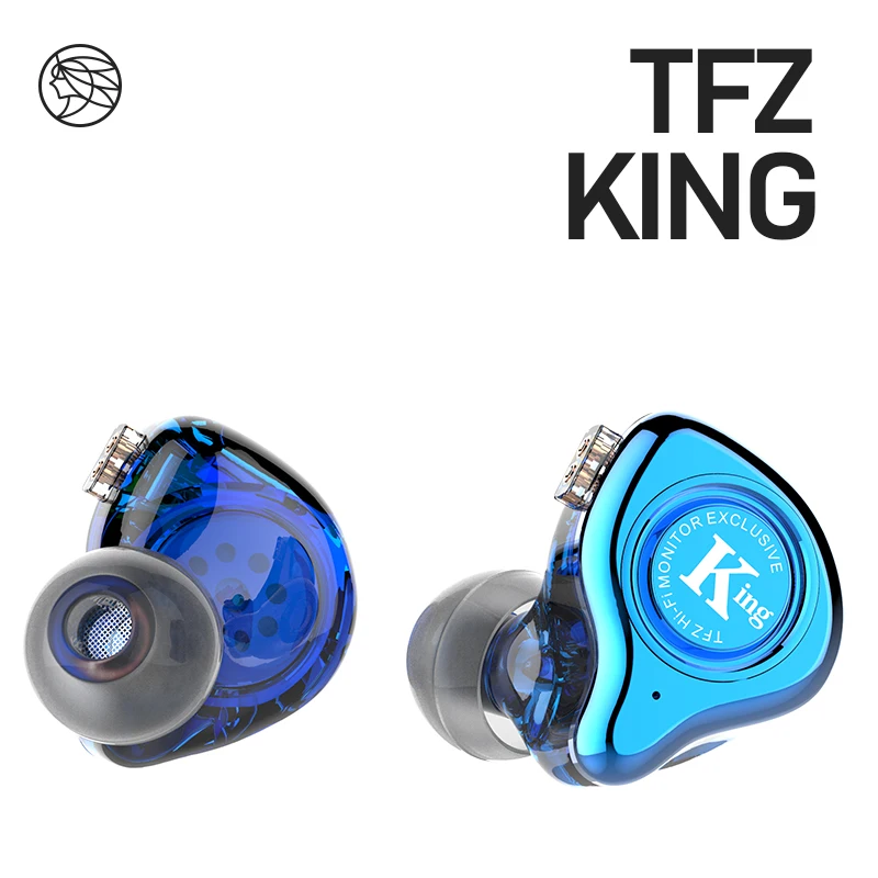 TFZ/KING, Hifi монитор наушники, TFZ Динамический драйвер HiFi аудио Динамическое произношение 2Pin 0,78 мм съемный