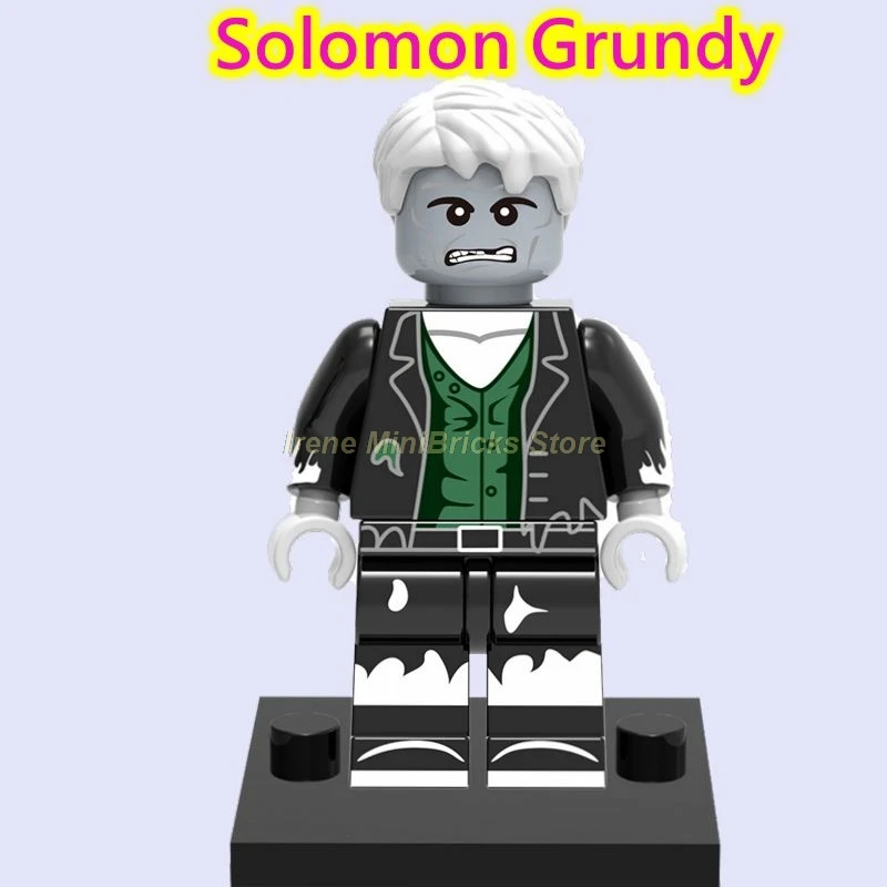 Solomon Grundy Gotham Gordon Брюс Уэйн Бэтмен Marvel фильм железные человеческие Мстители эндгейм Acrion фигурки в Конструкторы Игрушки для детей DC - Цвет: Solomon Grundy