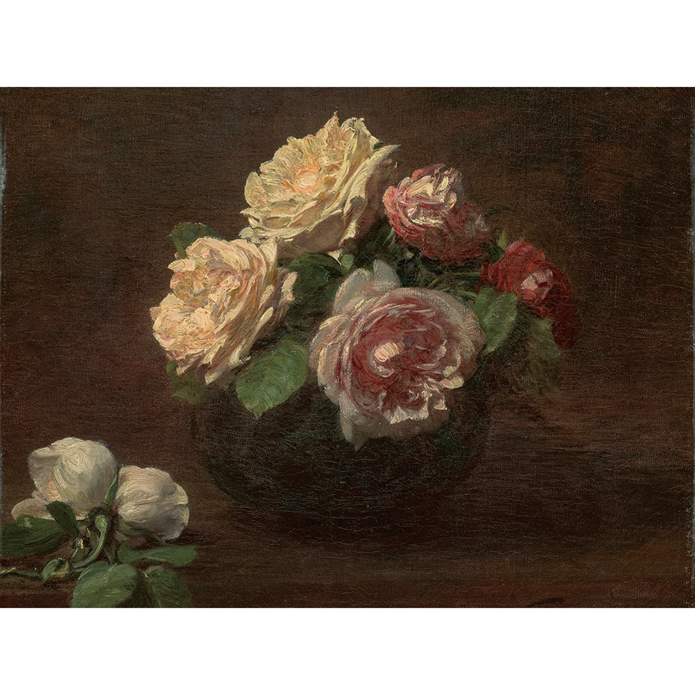 Картина на холсте без рамки картина маслом от Fantin Latour | Дом и сад