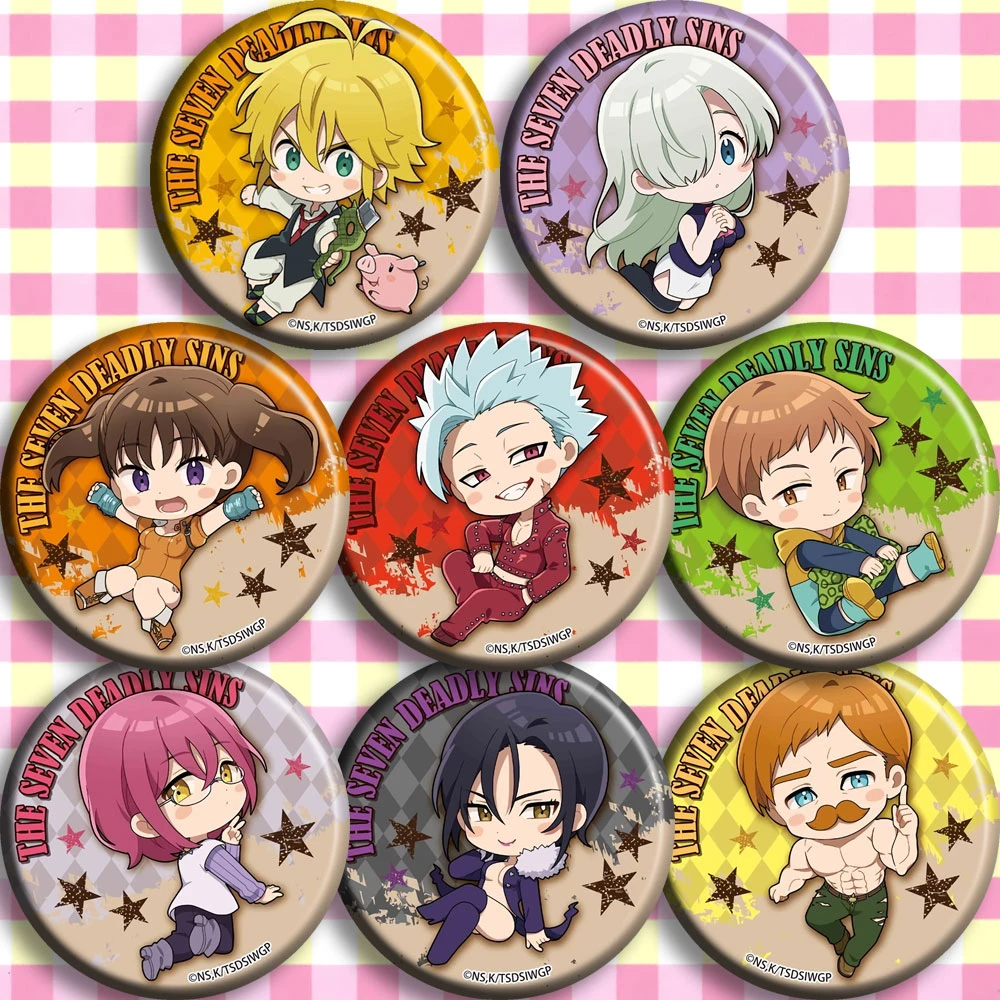 58mm Anime The Seven Deadly Sins Keychain Meliodas Elizabeth Gowther Acrylic Badges Brooch Brooches Aliexpress 58mm Anime The Seven Deadly Sins Keychain Meliodas Elizabeth Gowther Acrylic Badges Brooch Brooches Aliexpress