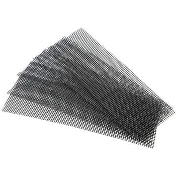 

15 Pcs 30 x 10cm Flower Pot Hole Mesh Pad Bonsai Pot Bottom Grid Mat Mesh Garden's Drainage Mesh Hole Screens