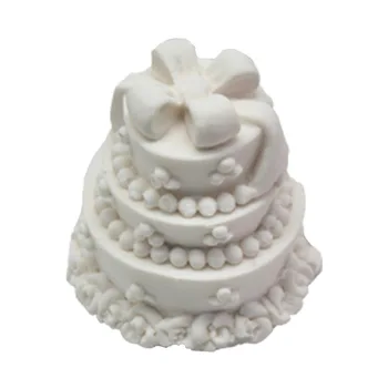 

DIY Bakery 3 Layer Stereo Cake Modeling Silicone Mould Fragrance Gypsum Candles Handmade Soap Fragrant Stone Chocolate