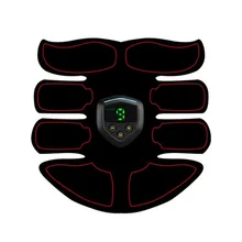 Умный инструмент для измерения веса брюшной полости EMS наклейки для брюшной полости оборудование для фитнеса стимулятор ABS фитнес-аппарат цифровой дисплей Char