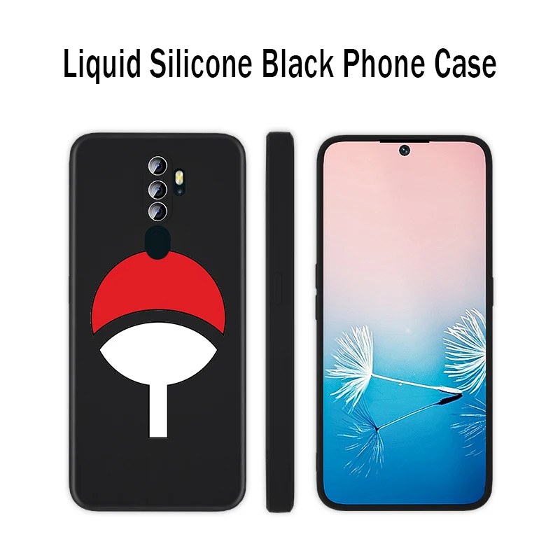 cases for oppo back Naruto anime cloud For OPPO A74 A73 A55 A54 A52 A11 A94 A93 A92 A91 A11K A9 A16 A7 X A1K 2020 Liquid Silicone Phone Case oppo phone cover Cases For OPPO
