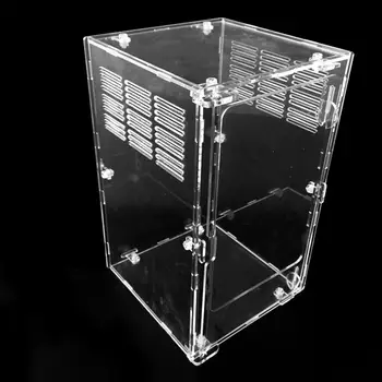 

Reptile Tank Insect Spiders Tortoise Lizard Acrylic Transparent Breeding Box Vivarium Lid Reptile Pet Product Terrarium