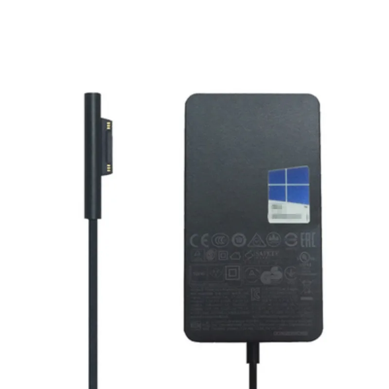 Surface Book Surface Pro Charger 65W 15V 4A AC Power Adapter Supply for Microsoft Surface Book 2 Surface Pro 3/4/5/6 Surface Go Surface Laptop 2 with USB Charging Port and 6ft Cord fit Model 1706