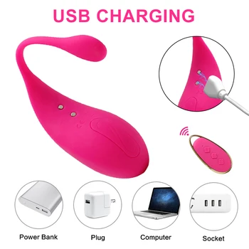 Wireless Remote Control Vibrating Egg Female Wearable Powerful G-Spot Vibrator Love Egg Jump Sex Toys Goods for Adults 18 Women 5