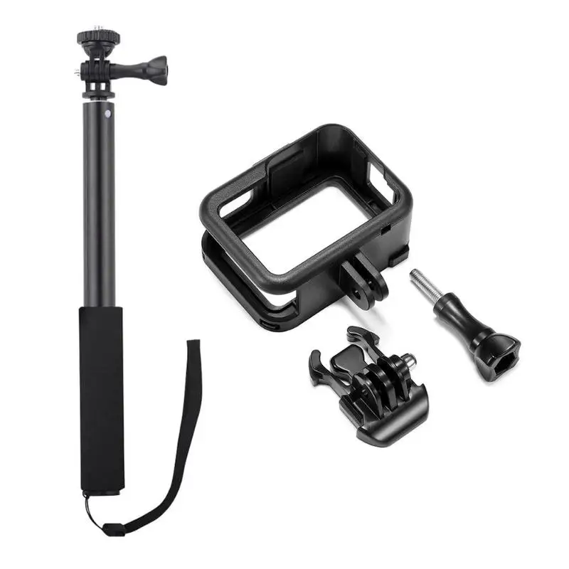 Пластиковая защитная оболочка рамка Крышка Крепление+ удлинитель для GoPro Hero 8