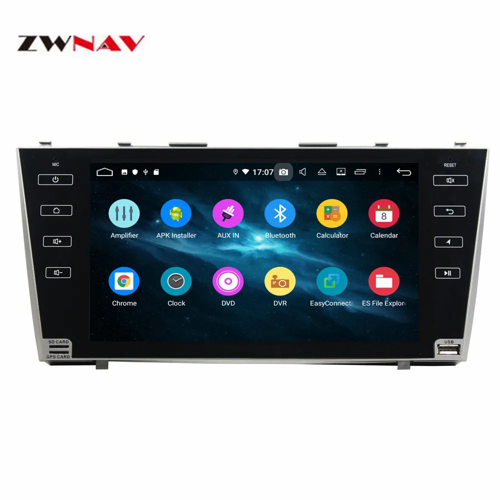 DSP Android 9,0 PX5PX6 Автомобильный gps навигатор Автомобильный dvd-плеер для Toyota Camry 2007+ мультимедийный плеер радио магнитофон головное устройство